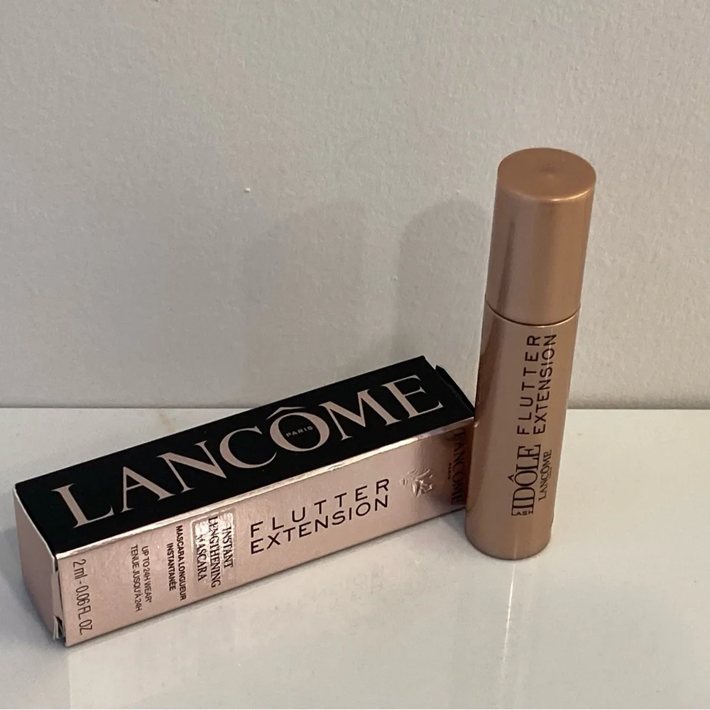 Lancome Idôle Flutter Extension Instant Lengthening Mascara 01True Black 2ml NIB